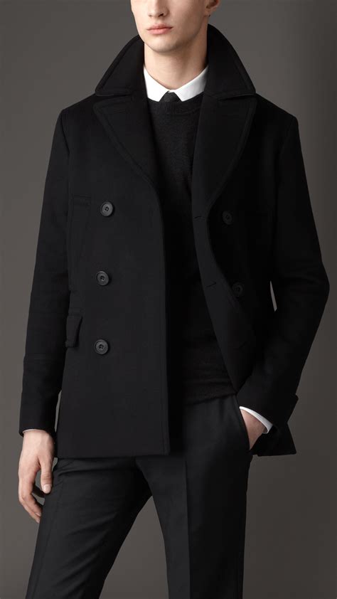 mens chanel cashmere peacoat|cashmere overcoat for men.